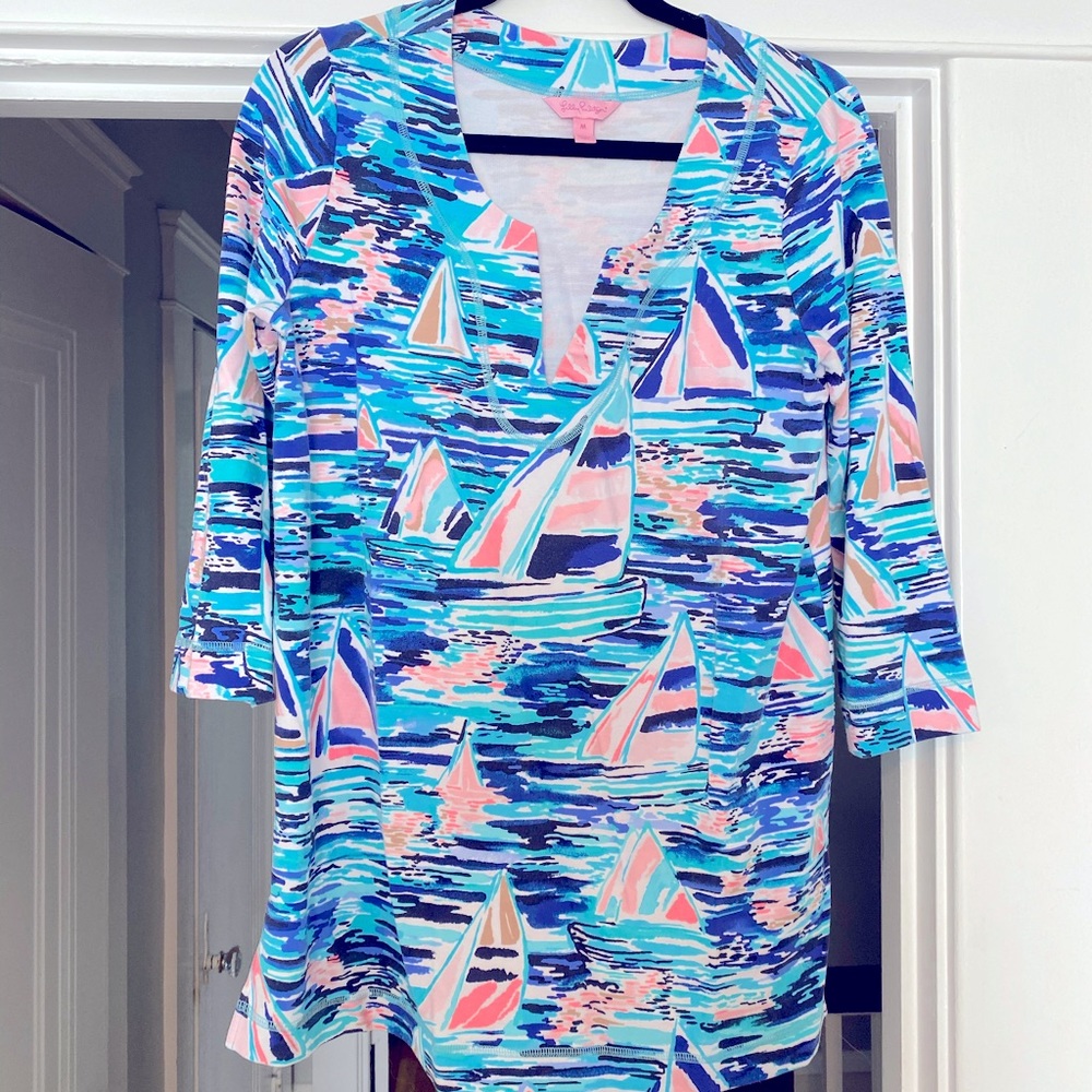 Lilly Pulitzer sailboat tunic